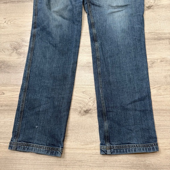 Duluth Trading Co Standard Fit Mens Jeans 38x34 Blue Cotton Spandex Straight Leg - Picture 3 of 13